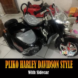 Motor Aki Harley Davidson Style Sidecar