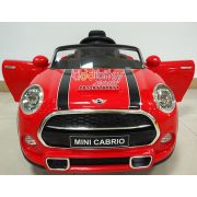 Mini Cooper Cabrio Licensed mainan Mobil aki anak