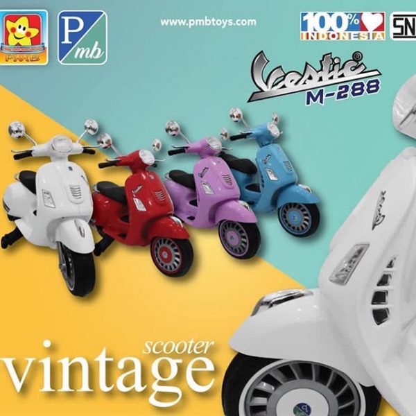 Mainan motor aki Vespa