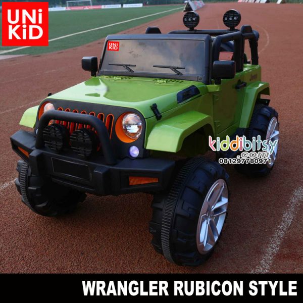 Jeep Wrangler RUBICON non lisensi Mainan Mobil Aki